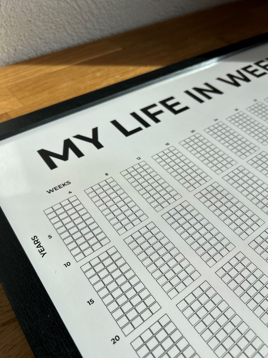 My Life in Weeks Calendar – 90 Years Edition